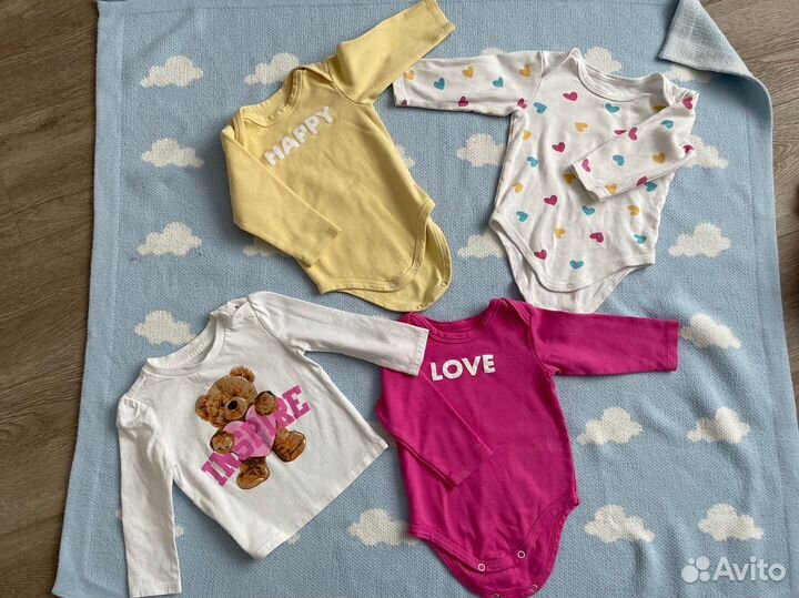 Боди на девочку 74-80