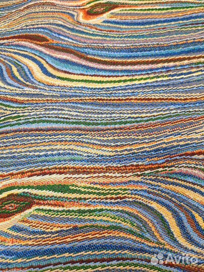 Ткань гобелен Павлиний Хвост с хлопком