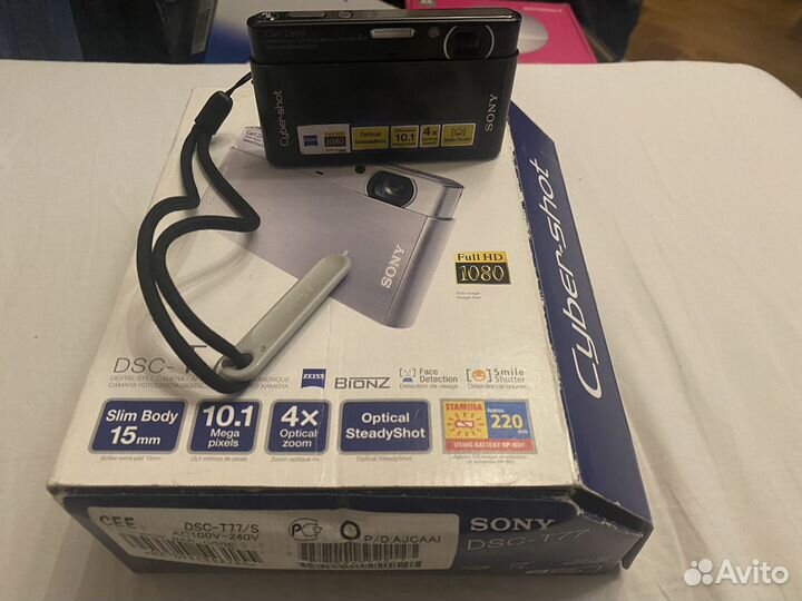 Sony cuber-shot DSC-T77