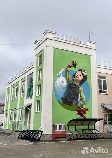 Роспись стен в школах г. Ростова-на-Дону