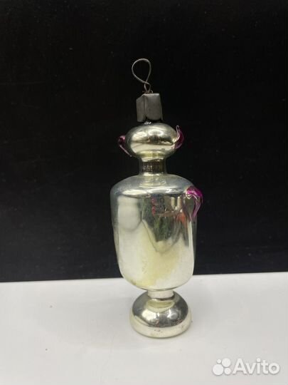 Елочная игрушка Самовар с чайником СССР (Сзр)