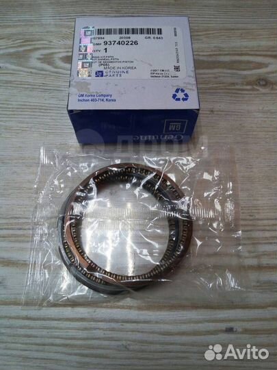 Кольца поршневые Daewoo Nexia 1,6/Lacetti 1,4-1,6