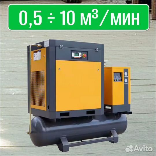Винтовые компрессоры 0,45 - 10 м3/мин