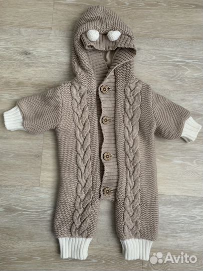 Комплект на выписку (весна-осень) вязанный