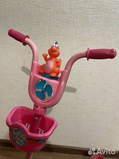 Самокат детский трехколесный для девочки