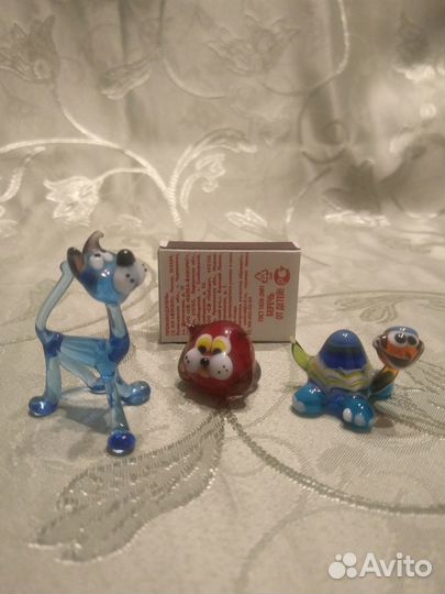 Стеклянные авторские фигурки