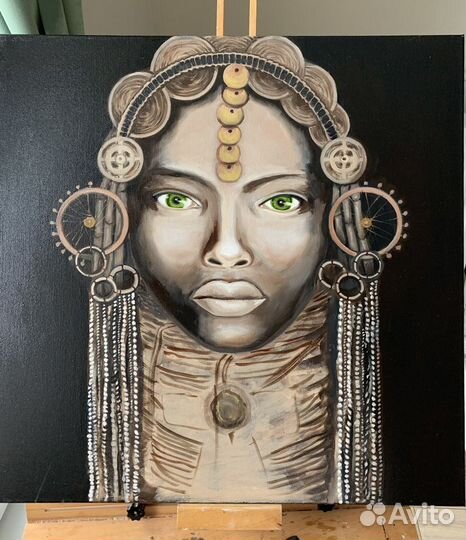 Интерьерная картина «Африканка»