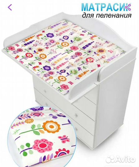 Матрасик для пеленального столика