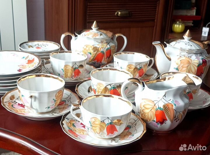 Чайный сервиз СССР Вербилки