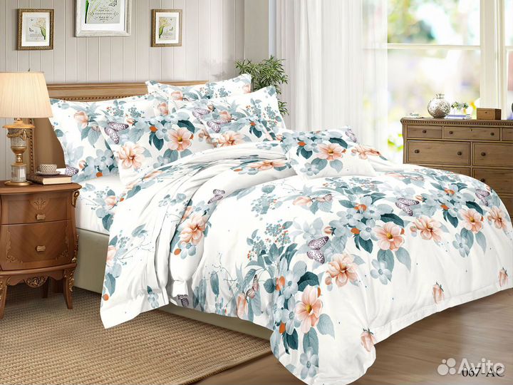 Комплект постельного белья Розочки