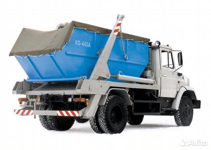 Вывоз строительного мусора контейнером