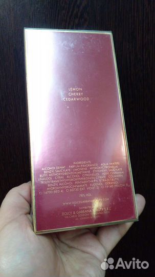 Духи Dolce gabbana Q (оригинал)