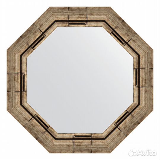 Зеркало Evoform Octagon BY 3667 53x53 серебряный