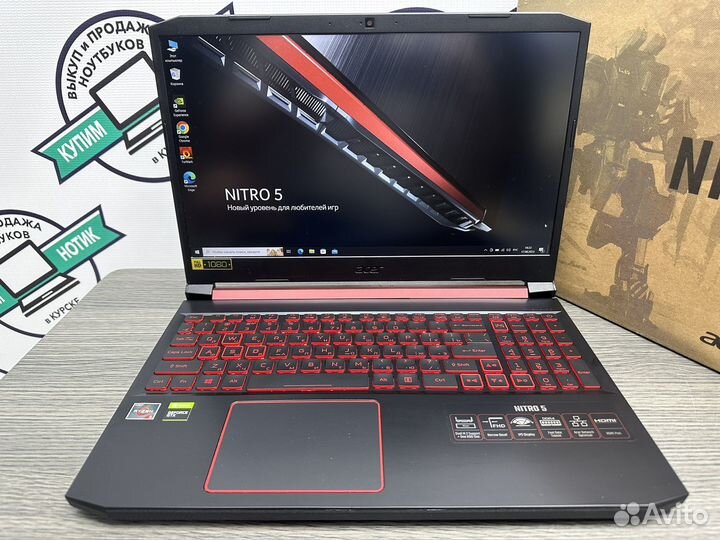 Игровой Acer Nitro Ryzen 5 12GB DDR4 GTX1650 SSD