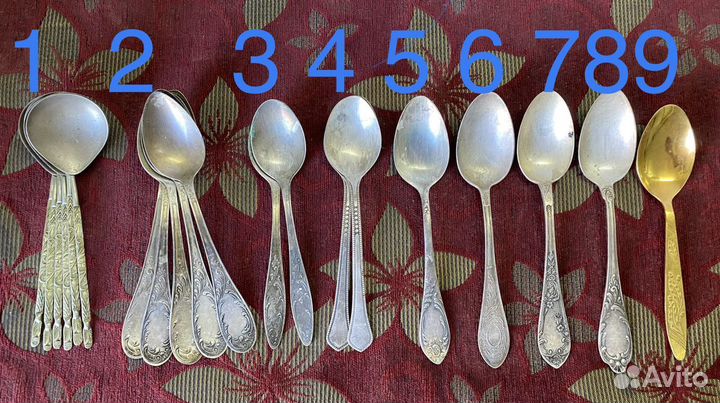 Столовые приборы мельхиор СССР
