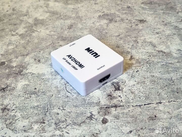 Конвертер переходник из AV в hdmi (AV2hdmi)