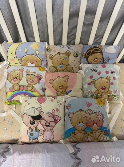 Бортики в кроватку