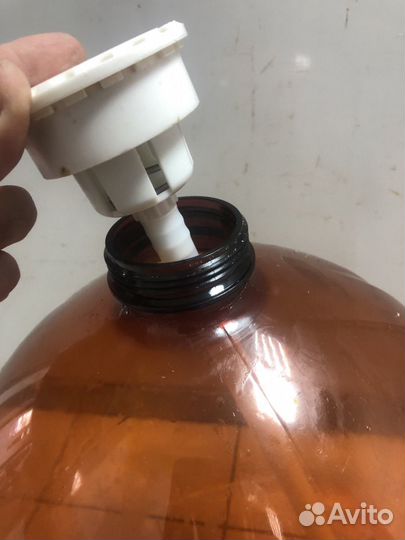 Многоразовые бутылки (кег) 30л, крышка с резьбой