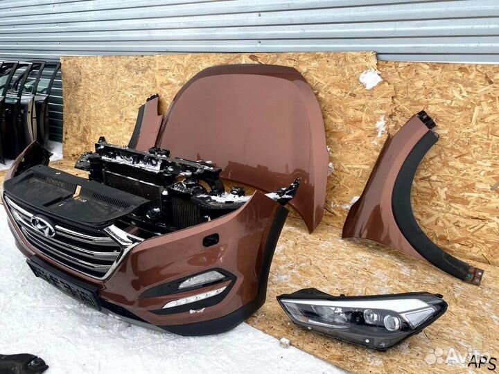 Ноускат передняя часть Hyundai Tucson 3 TL рест