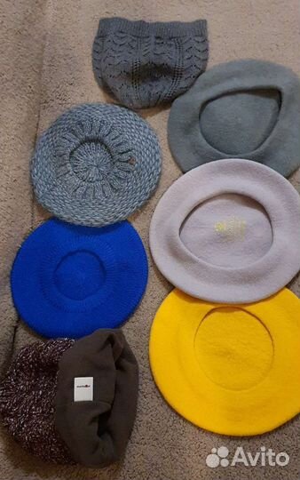 Береты, шапки пакетом