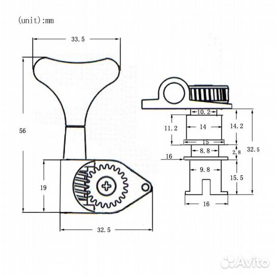 Колки для бас-гитары