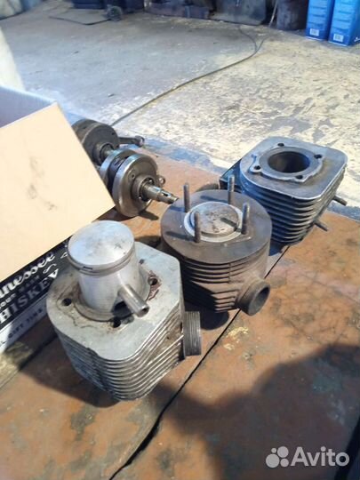 Запчасти от советской мото техники