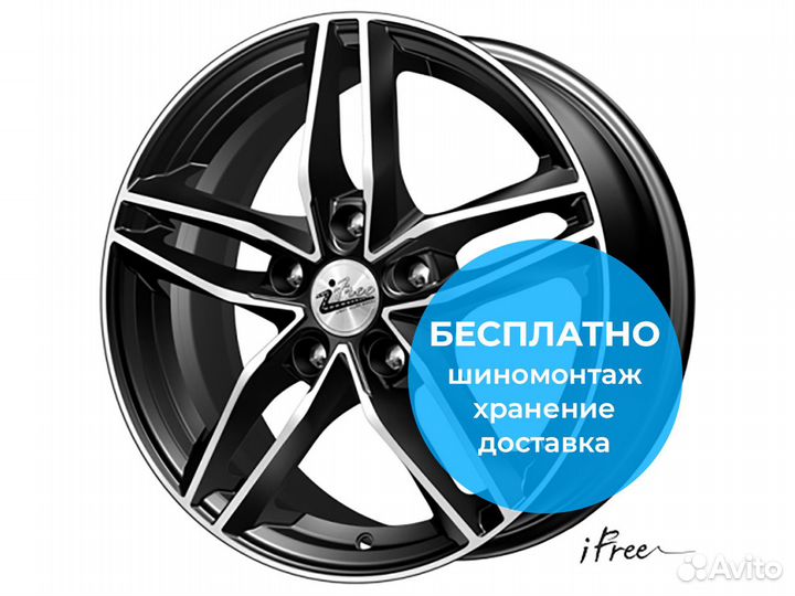 R16 5x114,3 6,5J ET40 D66,1 iFree Moskva Блэк-Джек