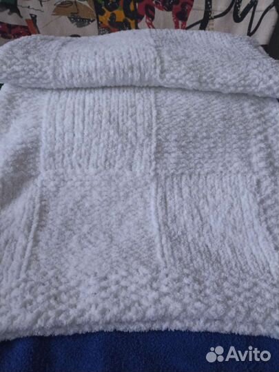 Плед детский вязаный ручная работа