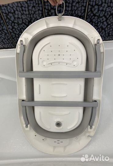 Ванночка для купания складная с матрасиком