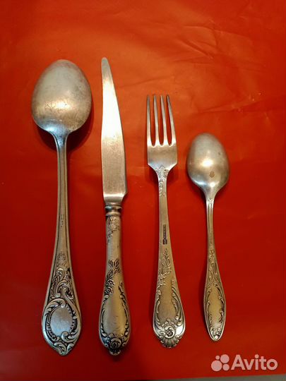 Столовые приборы. Мельхиор. СССР