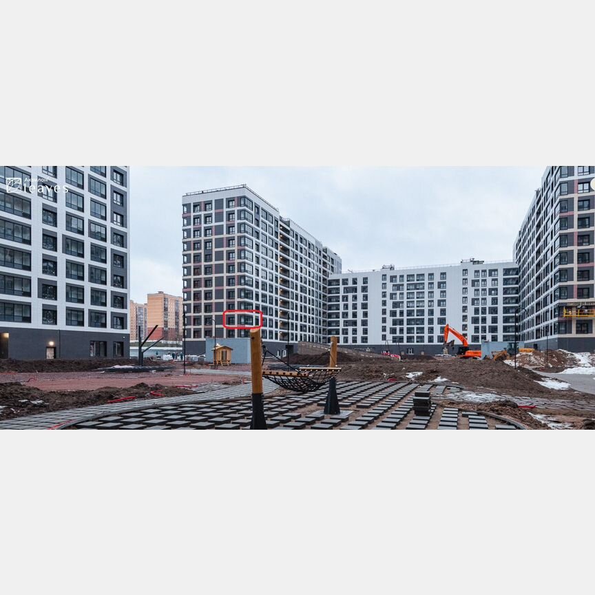 1-к. квартира, 42 м², 3/12 эт.