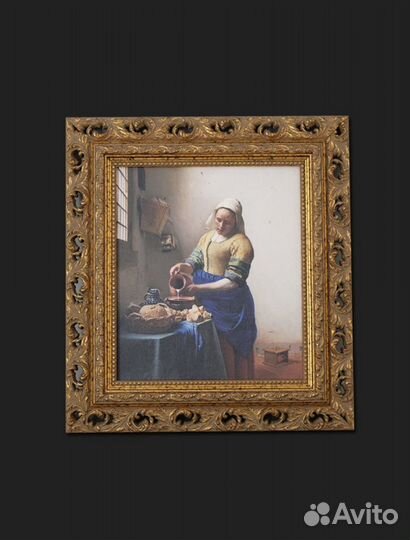 Картина в деревянном багете (печать на холсте)