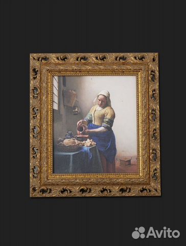 Картина в деревянном багете (печать на холсте)