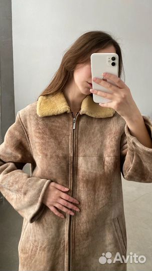 Дубленка натуральная винтаж овчина