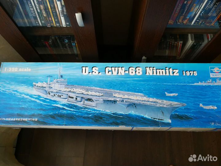 Модель корабля Trumpeter U.S. CVN-68 nimitz 1/350