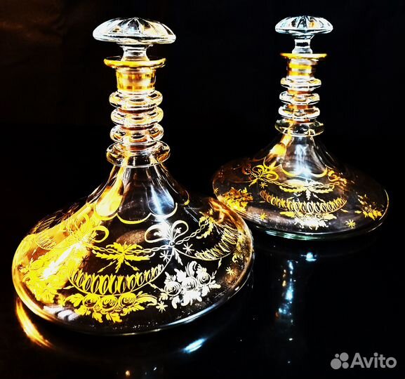 Антикварные декантеры, Франция, 19 век