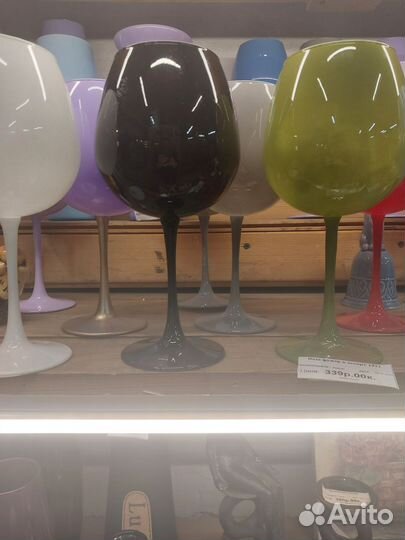 Бокалы для вина новые