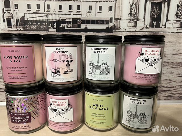 Свечи Bath and body works