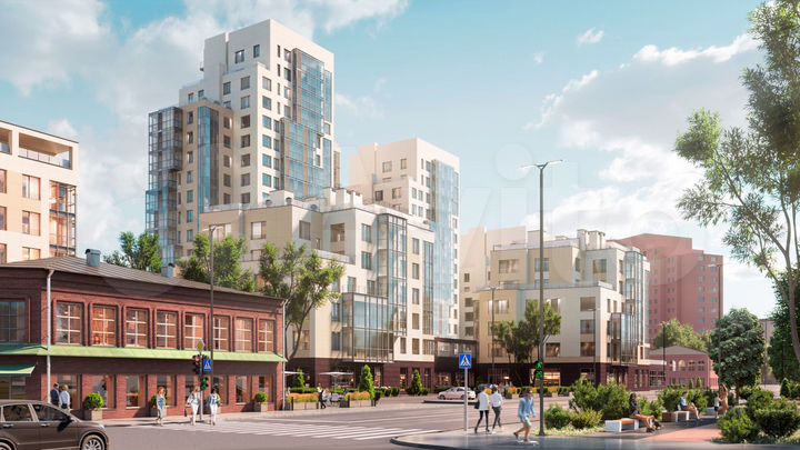 3-к. квартира, 104,1 м², 2/18 эт.