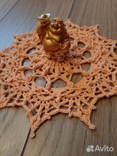Салфетка-мини вязаная ручная работа