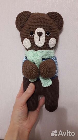 Мишка амигуруми, ручная авторская работа