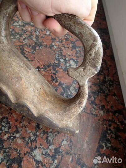 Утюг кит +антикварный чугун со складной ручкой