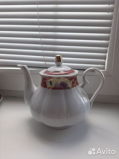 Чайный сервиз с заварным чайником,mona lisa
