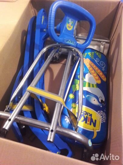 Снегокат Ника Кидс тс4-1/М Олимпийский Мишка