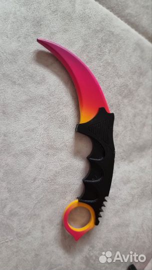 Деревянный нож керамбит игрушечный