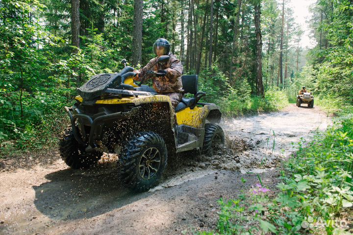 Катание на квадроциклах в Усть - Мане