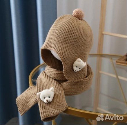 Комплект шапка и шарф