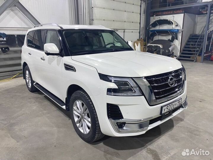 Обвесы рестайлинг Nissan Patrol У62 в 2020г