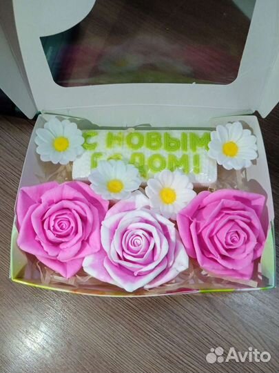 Букет из мыла ручной работы