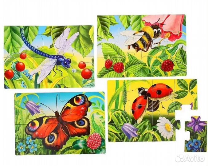 Step Puzzle 1,5+ напольный насекомые 30 дет